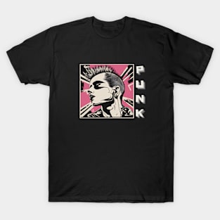 Punk 1980 | Industrial Punk | 80s Graphic Design T-Shirt